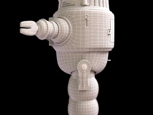robby the tin robot 3D Model