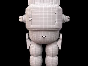 robby the tin robot 3D Model