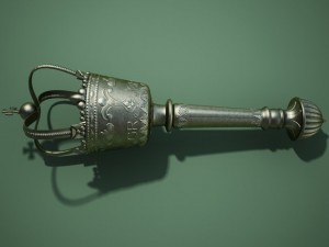 ceremonial mace Modèle 3D