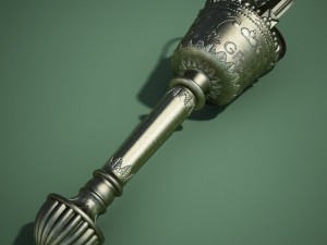 ceremonial mace Modèle 3D