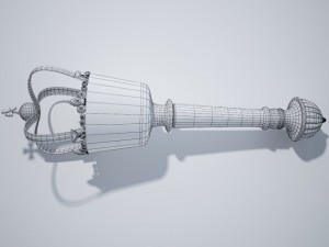 ceremonial mace Modèle 3D