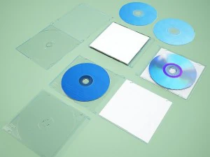 компакт-диск в футляре 3D Модель