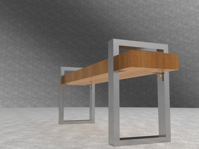 modern bench 3D-Modell .c4d .max .obj .3ds .fbx .stl .blend 