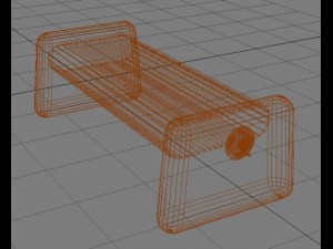 the rolling bench 3D Model