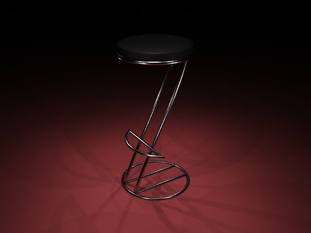 bar stool 3D-Modell .c4d .max .obj .3ds .fbx .stl .blend 