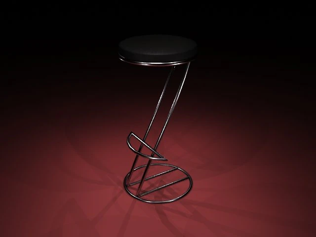 吧台凳 3D 模型 .c4d .max .obj .3ds .fbx .stl .blend 