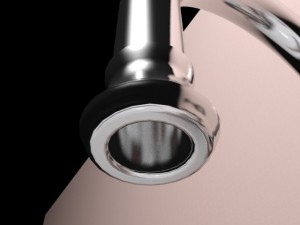 bathroom metal faucet 3D 모델