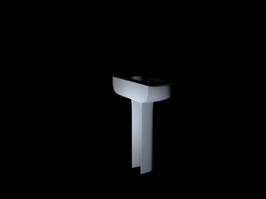 ceramic bathroom sink Modèle 3D
