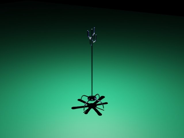 coat stand 3D Model .c4d .max .obj .3ds .fbx .stl .blend 