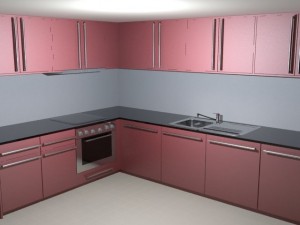 kitchen furniture 3D-Modell