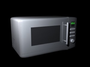 microwave oven 3D-Modell