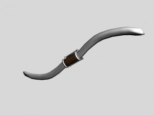 plastic fantasy sword Modèle 3D