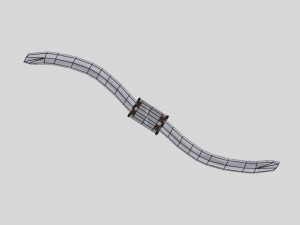 plastic fantasy sword 3D Model
