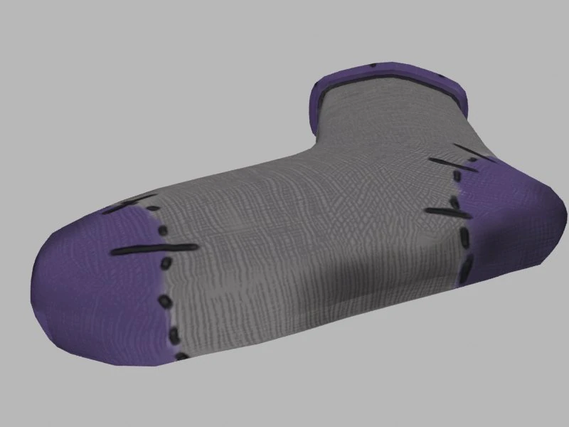 chaussette qui sent mauvais Modèle 3D .c4d .max .obj .3ds .fbx .stl .blend 
