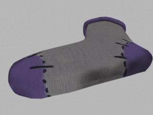 smelly sock Modèle 3D