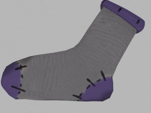 smelly sock Modèle 3D