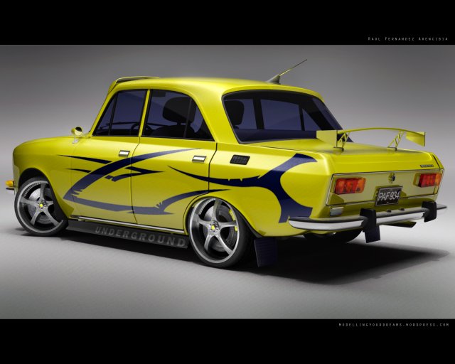 moskvish 3D Model .c4d .max .obj .3ds .fbx .stl .blend 