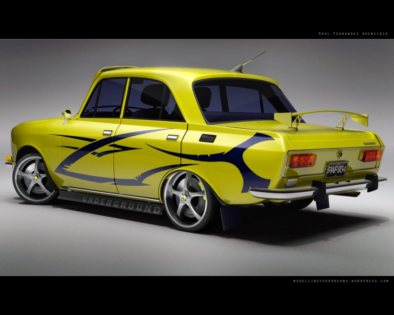 moskvish 3D Model .c4d .max .obj .3ds .fbx .stl .blend 