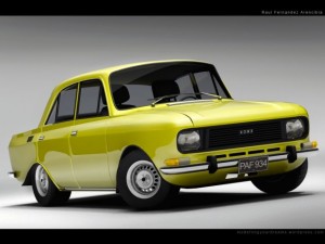 moskvish 3D Model