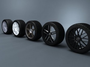 enkei wheels 3Dモデル