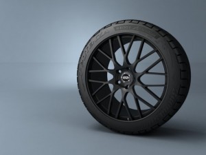 enkei wheels 3D-Modell