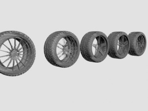 enkei wheels 3D-Modell