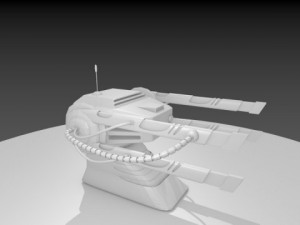 scifi cannon 3D Модель