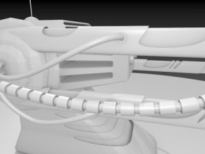 scifi cannon Modèle 3D