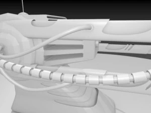 scifi cannon 3D Model