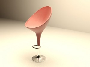 bar stool Modello 3D
