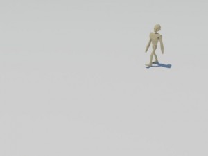 the naked alien Modello 3D