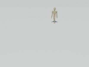 the naked alien 3D Model