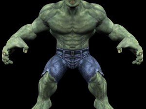 realistic hulk 3D Model