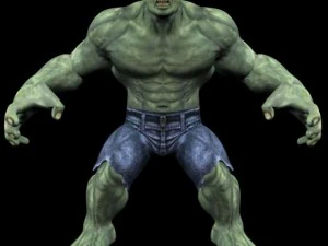 realistic hulk 3D Model
