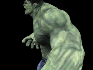 realistic hulk Modello 3D