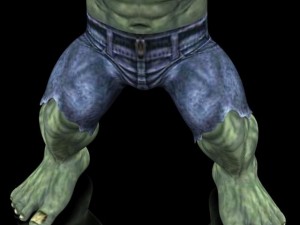 realistic hulk Modello 3D