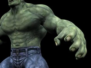 Hulk 3D ラグマット　ハルク　リアル realistic hulk 3D Model in Monster 55624 | 3DExport