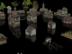 biggest village set collection 3D Model