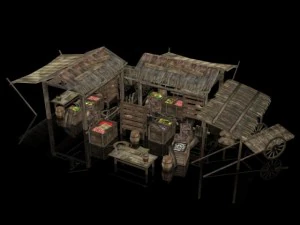 biggest village set collection 3D Model