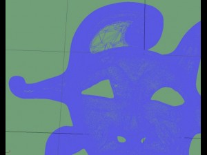 face mask basrelief 3D Print Model