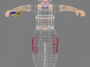 worker 3D-Modell