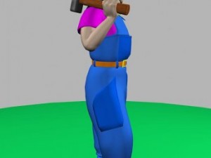 worker 3D-Modell