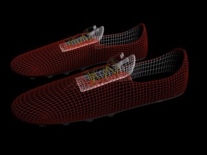 red shoe 3D 模型