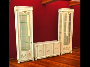 dresser and case 3D Model