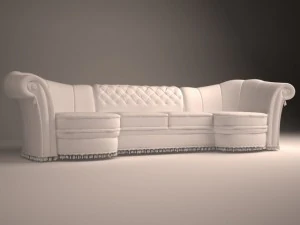 sofa classic italia 3D Model