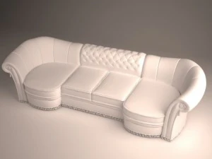 sofa classic italia 3D Model