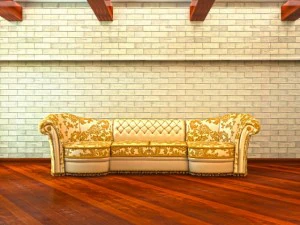 sofa classic italia 3D Model
