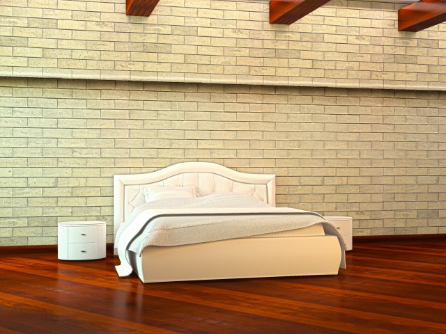 bed modernist style italia 3D मॉडल .c4d .max .obj .3ds .fbx .stl .blend 