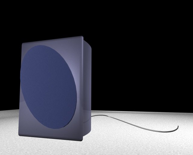 speaker 3D Model .c4d .max .obj .3ds .fbx .stl .blend 