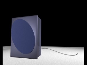 speaker Model 3D